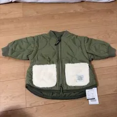 BREEZE 2way キッズジャケット オリーブグリーン 80
