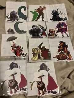 セガ　ラッキーくじオンライン　ディズニーヴィランズ F賞　ステッカー　2024