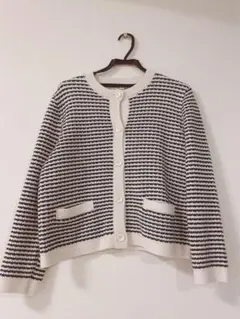 UNIQLO ボーダーニットカーデガン　XL