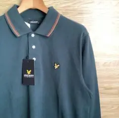 新品　LYLE&SCOTT メンズ　紳士 長袖　ポロシャツ　LL