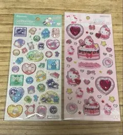 ポップデコパーティー ラメきらクリスタルシール キラキラジュエルシール