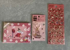 ムーミン リトルミイ 文具等3点セットのサムネイル