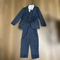 子供用スーツ冬　100-110 ５点セット　冬　※シャツのみ難あり