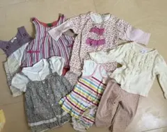 女の子お洋服　70〜80 まとめ売り7点 Rag Mart、Baby GAPなど