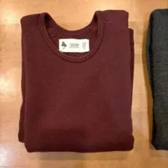 LOCALINA-MERIYASU ロカリナメリヤス　　 えんじ色 サイズ1