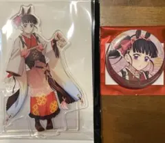 鬼滅の刃　午年2026年　アクリルスタンド　缶バッジ　栗花落カナヲ