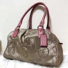 COACH】コーチ ワンショルダーバッグ ホースアンドキャリッジ F14893