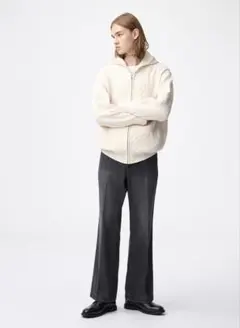 GU フレアジーンズ ダークグレー Lサイズ