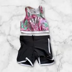 週末セールNIKE セパレート水着 ボタニカル柄 Mサイズのサムネイル