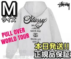 ステューシー Stussy Mサイズ プルオーバーパーカー ワールドツアー