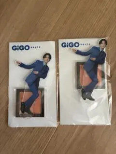 GiGO限定 亀梨和也 コラボアクリルスタンド vol.3 2つ