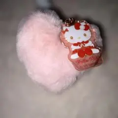 ハローキティ ハート型キーホルダー