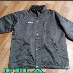 FILA グレー x黒 ジャンパー Mサイズ メンズ アウター
