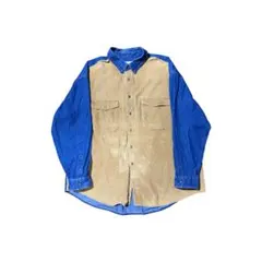 90s ST.JOHN’S BAY コーデュロイ デニムシャツ XXL 헌 옷