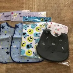 新品未使用　お食事エプロン　シリコン　4枚セット