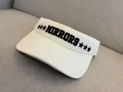 【新品・未使用】MIRROR9 レディースサンバイザー ホワイトのサムネイル