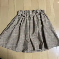 チェック柄スカパン　130サイズ