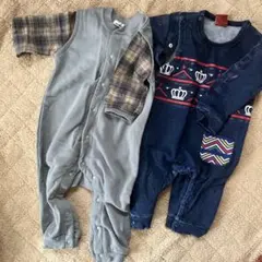 ロンパース・カバーオール 2点セット 80