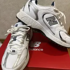 New Balance 530 ホワイト/パープル 女性用ゴルフシューズ - メルカリ