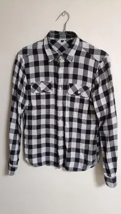 無印　チェックシャツ