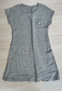 THE NORTH FACE キッズ 半袖ワンピース グレー