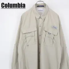 Columbia PFG バハマII ロングスリーブシャツ XL ベージュ