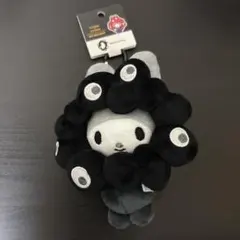 黒ミャクミャク　なりきりぬいぐるみ　マイメロディ　カラビナ付き