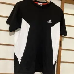 adidas アディダス　サッカーシャツ 黒/白