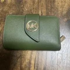MICHAEL KORS グリーン オリーブ 二つ折り財布