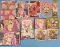 鬼滅の刃 甘露寺蜜璃 ステッカー類 セット