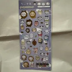 ちいかわ ゴールドクリアシール①リボン