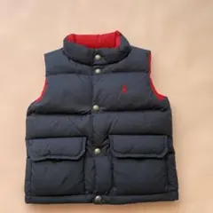 Polo Ralph Lauren ダウンベスト 24M ネイビー/レッド