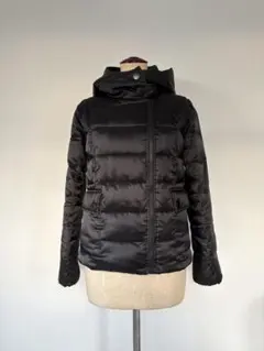 AZUL ブラック フード付き ダウンジャケット