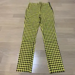 ZARA イエロー柄パンツ 美品 サイズS