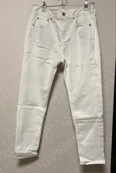 ストレッチ　スキニー　白　ホワイト　レディース　S Sサイズ