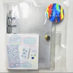 クーリア　とうめいシールバインダー　シール帳　ラメ　ボンボンドロップシール