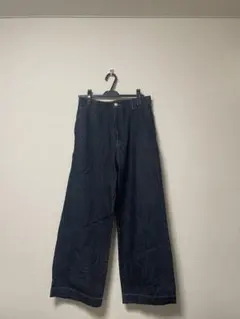 WYM ダークブルー デニムパンツ