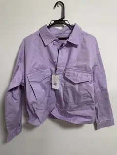 デニム ジャケット パープル