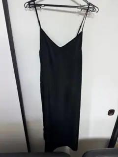 UNIQLO キャミソールロングワンピース ブラック S