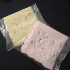 アンテプリマ　ハンカチ2枚セット ピンク　レモン