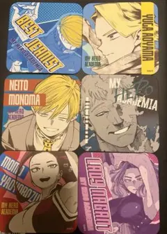 僕のヒーローアカデミア コースター 6枚セット