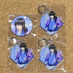 銀魂　桂小太郎　アクリルキーホルダー　缶バッジ　お花見