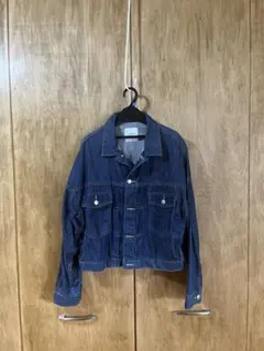 再値下▶︎Lowrys farmダークブルーのクロップドデニムジャケット美品