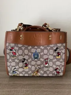 DISNEY x COACH ローグ 25 シグネチャー エンブロイダリー