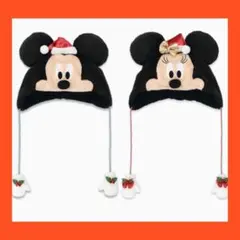 【ファンキャップ】ミキミニ　セット　ミッキー　ミニー　クリスマス