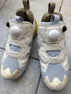 Reebok Instapump Fury ホワイト/グレー/イエロー