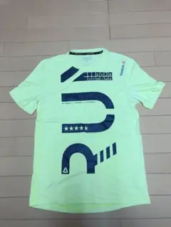 Reebok ACTIVCHILL Tシャツ Mサイズ 蛍光イエロー