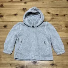babyGap ニットパーカー グレー
