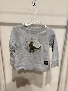 après les cours 恐竜刺繍トレーナー 80