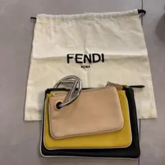 新品FENDI フェンディ トリプレット 3連ポーチ クラッチバッグ 保存袋付のサムネイル